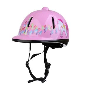 Caschi da arrampicata Bambini Bambini Cappello da equitazione regolabile/casco Testa Equipaggiamento protettivo Cappello di sicurezza equestre - Vari colori4ia36nogm31f