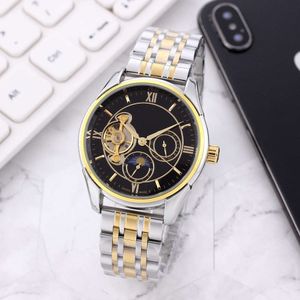 Mens watch high quality designerOmegwatches Fully Automatic Multi functional Mechanical Six Needle Steel Men's Fashion Watch Small Cap