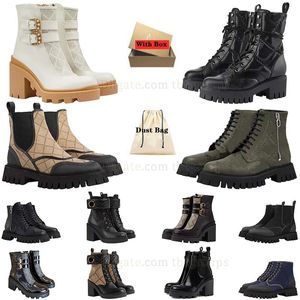 Original High Top Martin Boots For Woman Platform Boot Womens Desert Boots Lace-Up Boot Ankle Boots Zipper Rubber Oxford Shoe Winter Snow Booties With Box35-43 EUR