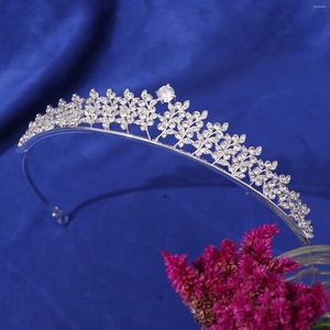 Hair Clips Wedding Bride Crowns Tiaras Handmade Headwear Baroque Headband Bridal Headdress Girl Prom Birthday Party Accessories