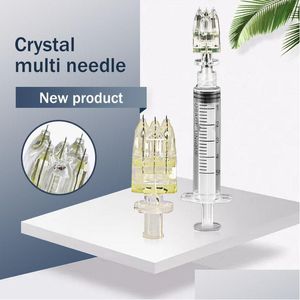 Tattoo Needles Mti Needle 5 Pin Korea Crystal Mesotherapy Microneedling For Meso Gun Injector 220420 Drop Delivery Health Beauty Tatto Dhyv5