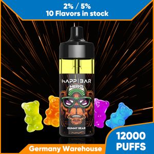 Oryginalne jednorazowe 12000 puff paska Vape Pen Styl 2% 5% Cewka siatki E Papieran Prefillowany E-Liquid 650 mAh akumulator akumulatorowy o smaku 16 ml 12K Puff Vaper Bar