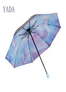 Umbrellas YADA 2021 Ampiatore di alta qualità Porting piovoso per le donne Parasol Antiuv ombrello YS2000699157248