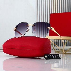 Luksusowe projektant marki okularów przeciwsłonecznych dla mężczyzn i kobiet okulary przeciwsłoneczne UV400 Red Okuwary Moda Goggle Słońce Szklanki Panie Vintage E2915