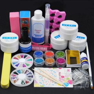 Kits Manicure Set UV Led Lamp UV Gel Nail Tip Nail Tools Art Tools Nail Set Kit Building Gel Set