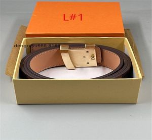 Luxus -Herrenbekleidung Designer Belt Chastity Top Fashion Ladies L Buckle Whole6678559