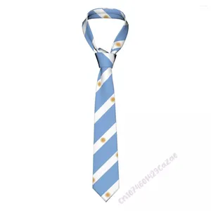 Gravatas borboleta argentina bandeira pescoço para homens mulheres casual gravata xadrez ternos fino festa de casamento gravata gravatas presente orgulhoso