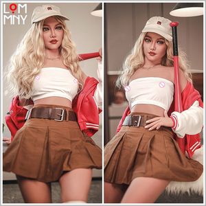 148cm High Quality Big Breasts Real Silicone Sex Doll Vaginal Oral Ass TPE Metal Skeleton Lovedoll Beauty SexDoll