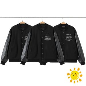 24SS MIGLIORI QUALITÀ MIGLIORI Black Black Fabric Jackets da uomo Caccia