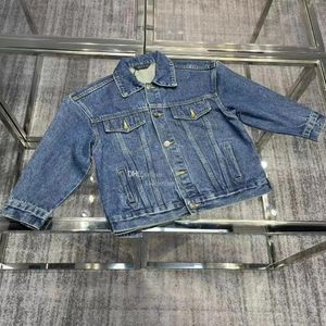 Jackets New Fashion baby clothes girls boys denim jacket kid jackets kids designer coat long sleeves Letter embroidery brand toddler Schoo