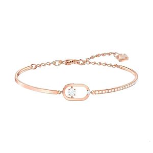 Swarovskis Bracciale Designer Jewelry Women Braccialetti di fascino di alta qualità originale Braccialetti ovali Bracciale Ovalo Bracciale semplice