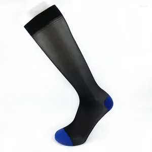 Erkek Çoraplar Bay'ın Dış Ticareti Orta Uzunlukta Mavi Ayakkarları ile Doğru Renk Kemeri Avrupa ve Business Suit Stoc Fishnet Çorapları