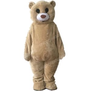 Costume de mascote de urso de natal