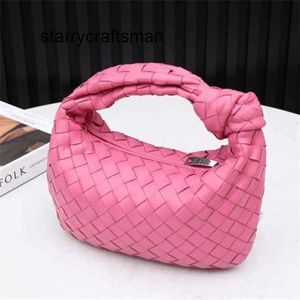 Italy Botteg Venet Leather Hangbag Designer Bag Woven Jodie Large One Jodies Dumpling Knotted Women's Shoulder Diagonal Outlet Tote Purse Dinner Bag