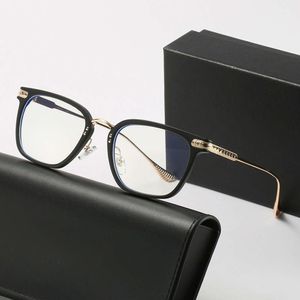 CH Cross Occhiali da sole Frame Designer Chromes New Square Men's Fashion Myopia Glasses Frame Business Art Anti Blue Light Flat Women Heart 2024 di alta qualità L1AW