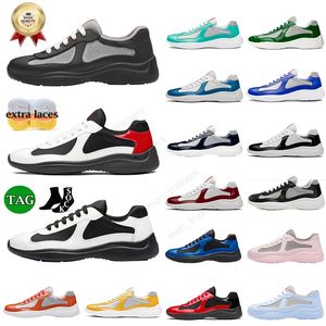 Men Women Casual Shoes American cup Low Leather Nylon PVC Mesh Lace-up Designer Campus Triple Black White Rubber Sole Fabric Trainers Outdoor Sneakers Big Size 13