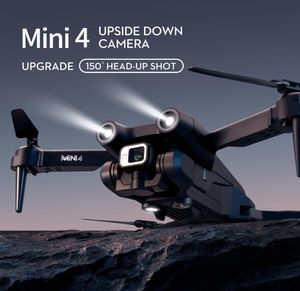 MINI4 DRONEデュアルカメラ光学フローESC HD 4K空中植物障害障害折りたたむ4軸RC航空機Toy1100204