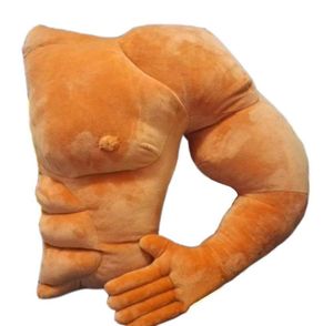 Miękkie poduszki muskularne chłopak kształt ramienia