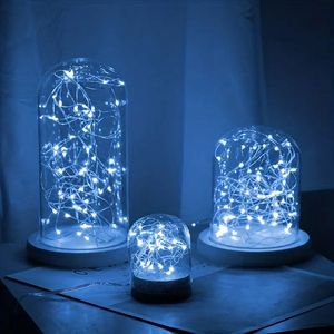 1 Pack LED Copper Wire String Light, Waterproof Energy-saving, USB-powered Dream Blue String Light, Can Be Freely Adjusted Shape, Suitable For Flower Packaging, Party.