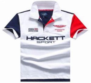 NEU 2017 NEUE MODE HACKETT SPORT Kleidung Hkt Racing Men Polo Shirt Summer Style Polo Shirts Kurzarm London Brit Polos6714269