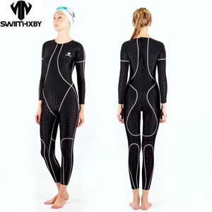 Wear Hbxy Badebode Frauen Badeanzug Frauen Schwimmen Plus -Größe Rennanzug Ganzkörperwettbewerb Badeanzüge Wettbewerbsfähige Hai -Hautschwimmen