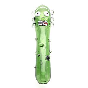 Cucumber Water Pipe Silicone Pipes Travel Cigarette 4.9Inches Oil Burner Pipe Tubes Dry Herb Accessories Smoking Pipe for Smoking Accessories Dab Rig Bong YD4374