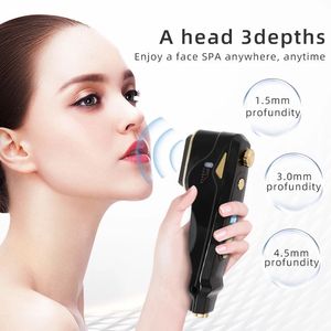 Korean version of the household portable ultrasonic beauty instrument face wrinkle anti aging small skin care 231221