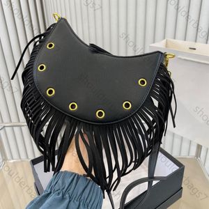 Yüksek kaliteli püskül hobo çanta süet omuz crossbody çantaları kadın retro siyah omuz çantası kadınlar fermuarlı haberci çanta deri cüzdanlar tasarımcıları kadın çanta