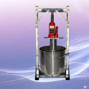 Juicers 22L hushåll rostfritt stål druva vinpressning gör maskin fruktpress filter utrustning krossande oljepress maskin