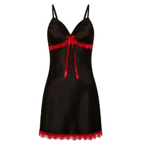 Pigiami abiti da notte sexy da donna sexy per biancheria da notte plus size in filo in fila per il pizzo babydoll abbigliamento da sonno di legno erotico di lingerie da donna