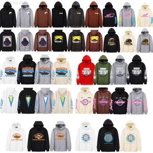 Rhude Mens Hoodie 디자이너 여성 인쇄 느슨한 캐주얼 패션 스트리트 아메리칸 스타일