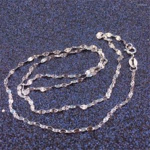 Catene Accessori per gioielli Collane estetiche Bodychain Collana iniziale in argento sterling 999 per donna sul collo Scelta