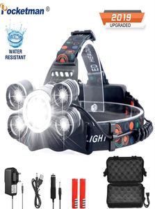 LED FARECTING FEARLIGHT T6 BRILHORES CABEÇA A LAMPE DO LAMPE LAMPE LAMPE Uso 18650 Hunting Fishing307M1468886