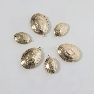 Colares pendentes por atacado 20pc/lote oval diy grande e pequeno chaget pingente pingents jóias fazendo memórias de família festival de garotas