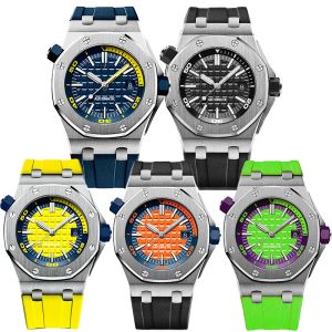 Zegarek designerski zegarki nurkowe męskie zegarek dobrej jakości zegarki 42 mm Auto mechaniczny ruch mechaniczny ze stali nierdzewnej szafir szklarki Orologio di Lusso