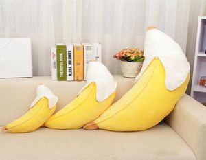 long peeling banana pillow cushion cute plush toy doll decorative pillow for sofa or car creative home furnishing cushion1119415