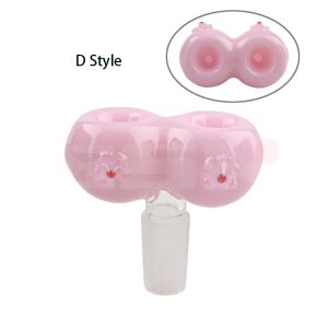 Tigela Cogumelo Abacate Sea World Spider Boobies 14mm 18mm Masculino para Tabaco Bong Tigela Peça Bongos de Água Dab Plataformas Petrolíferas Cachimbos LL