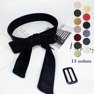 Belts Coat Corset Double-Sided Waist Belt Woolen Sash Solid Color Plush Decorative Length Adjustable Vintage Brushed Durable
