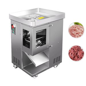 Commercial Electric Fresh Meat Slicer Vegetable Cutter Stainless Steel Meat Cutting Machine Meat Shredder Machine