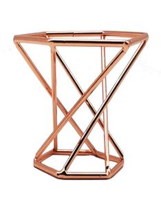 Trädgårdsdekorationer geometriska flygplanhållare modern dekor guld terrarium bordsskiva hem bröllop gåvor puff makeup svamp Blender1350312