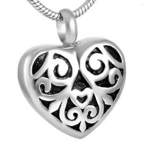 Pendant Necklaces IJD9121 Accessaries Vintage Heart Design Memorial Ash Keepsake Cremation Wholesale Or Retail Trendy Stainless Steel