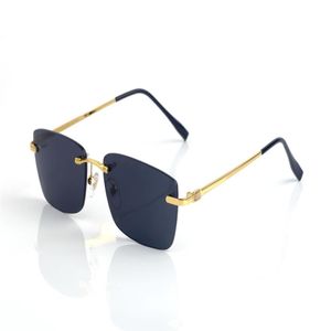 Nuovi occhiali da sole senza cerchio vintage di moda per uomo Atteggiamento sportivo Attituri retrò occhiali da sole retrò che rivestono gli occhiali Lunettes Eyewear Oculo 180f