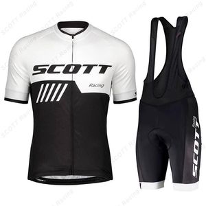 Pro Bike Team Scott Maglia da ciclismo Abbigliamento da ciclismo Camicia da bici da strada Abbigliamento sportivo Ropa Ciclismo Bicicletas Maillot BIB Shorts298r