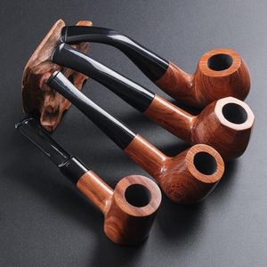Ultimo tubo di sigaretta in legno in legno in legno in legno 4 stili tabacco per sigari tubi a base di erbe tubi accessori per utensili per olio