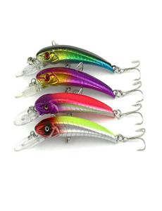 Hengjia 6 cores Minnow Wobbles Comprimento 9cm Peso 6g Lure Fishing isca dura isca artificial Vivid Swimming Fishing Tackle Tackle2106896