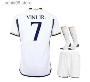 Fans Tops Tees 2023 Fußball 23 24 Hemd Vini Jr Camavavinga Alaba Hazard Asensio Modric Marcelo Real Madrids Finale Fußballtrikots Camiseta Kids Kit Kit