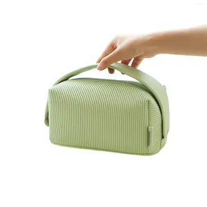 Borse per cosmetici Custodia portatile con cerniera Borsa stile semplice Valigia Organizzatore Regalo per ragazze Fidanzata Moglie