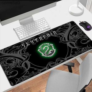 Mouse pads Pulseira Restos S-Slytherin Desk Protector Magic Magic Mouse Pad Acessórios para jogadores XXL PC para jogos Mat MATELOBARO MOUSEPAD MAUSE MICEL231221