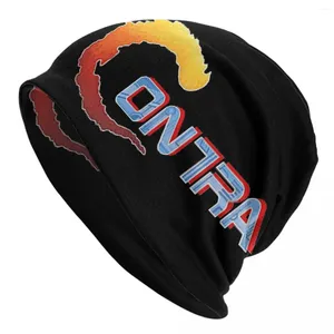 Beralar Arcade Retro Oyun Bonnet Homme Moda İnce Şapka Kontra Kafa Beanies Erkekler İçin Kapaklar Kadın Yenilik Kumaş Şapkaları