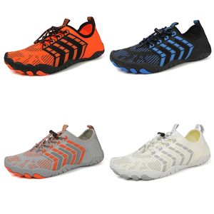 scarpe casual scarpe da spiaggia per drenaggio rapido uomo traspirante bianco bianco blu bianco all'aperto per tutti i terreni ginnastica da ginnastica